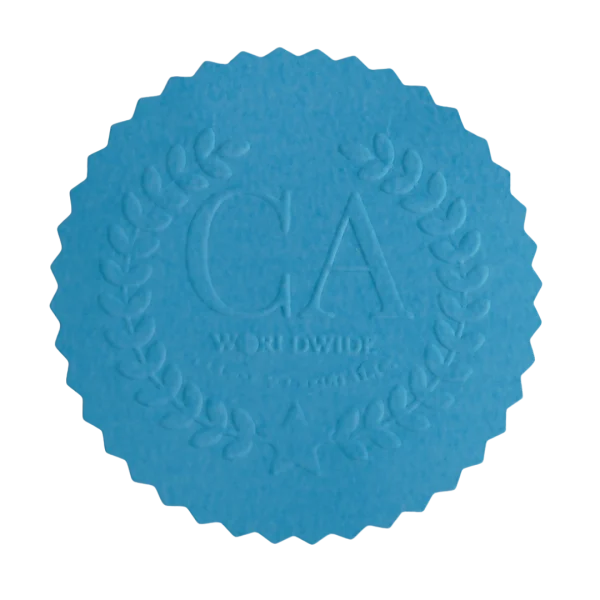Light Blue Embossing Wafer