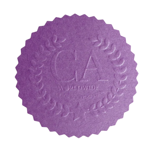 Purple Embossing Wafer